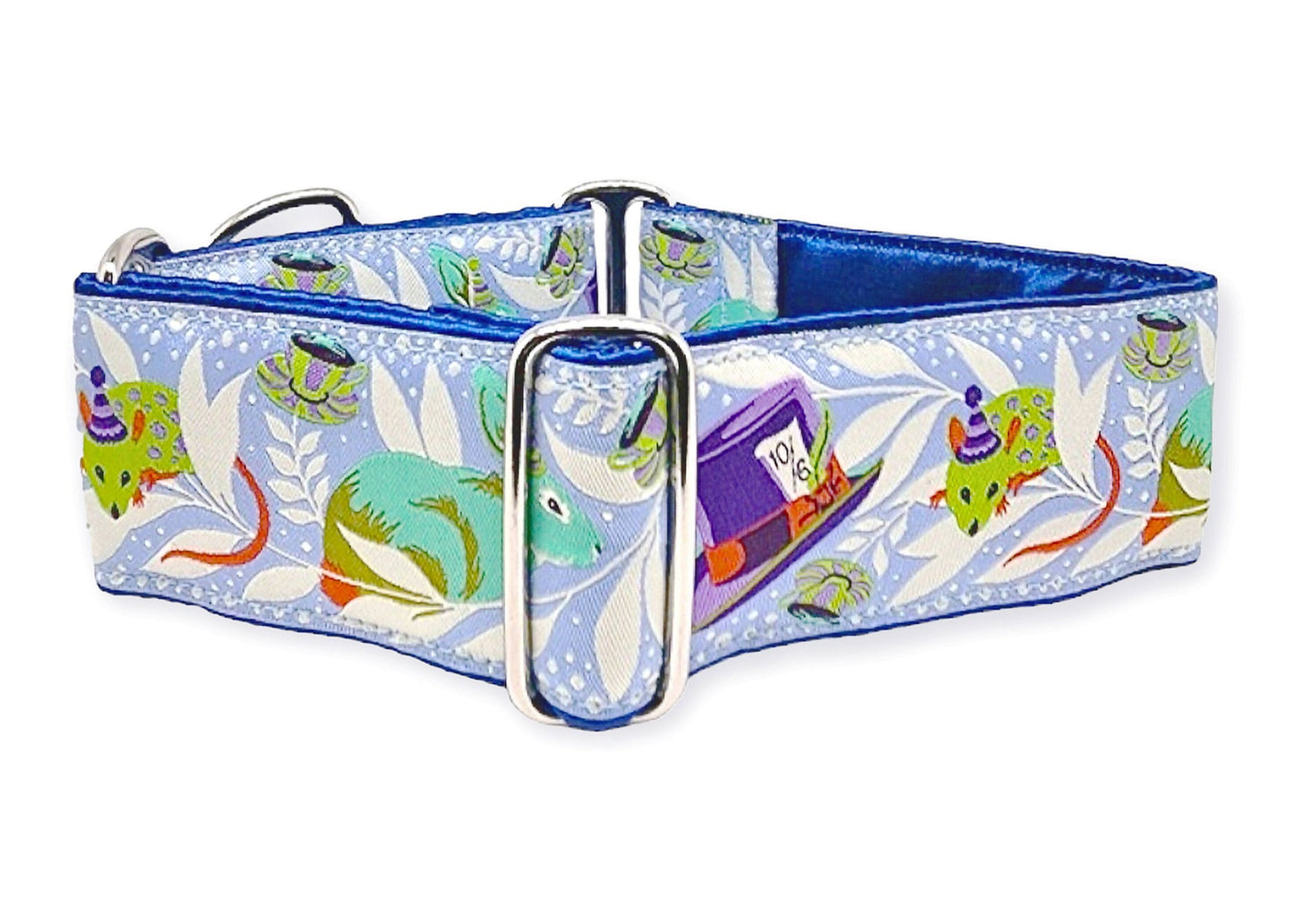 2 Inch Wide Madhatter Dog Collar by The Hound Haberdashery