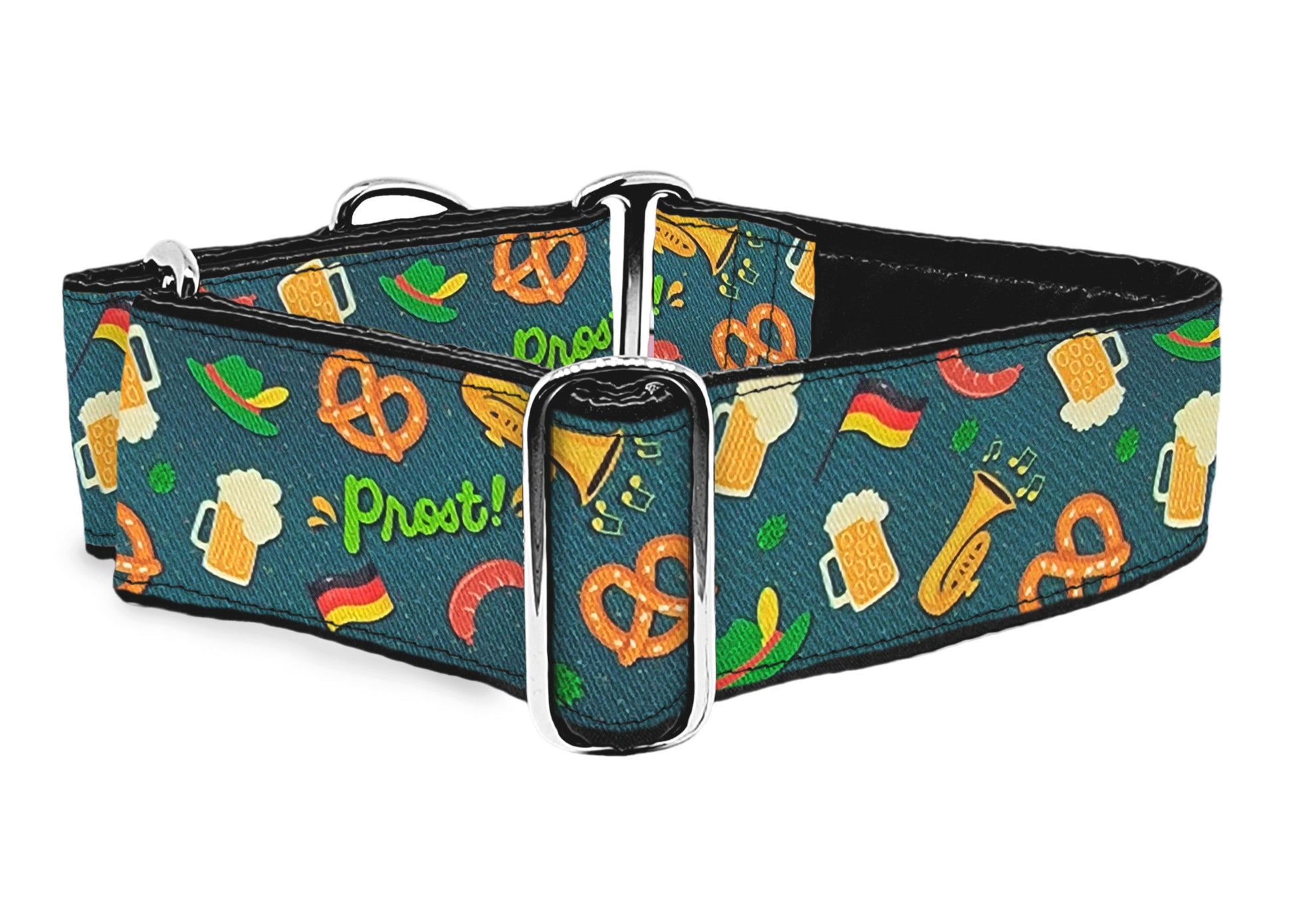 Image of the Oktoberfest 2 Inch Martingale Dog Collar by The Hound Haberdashery