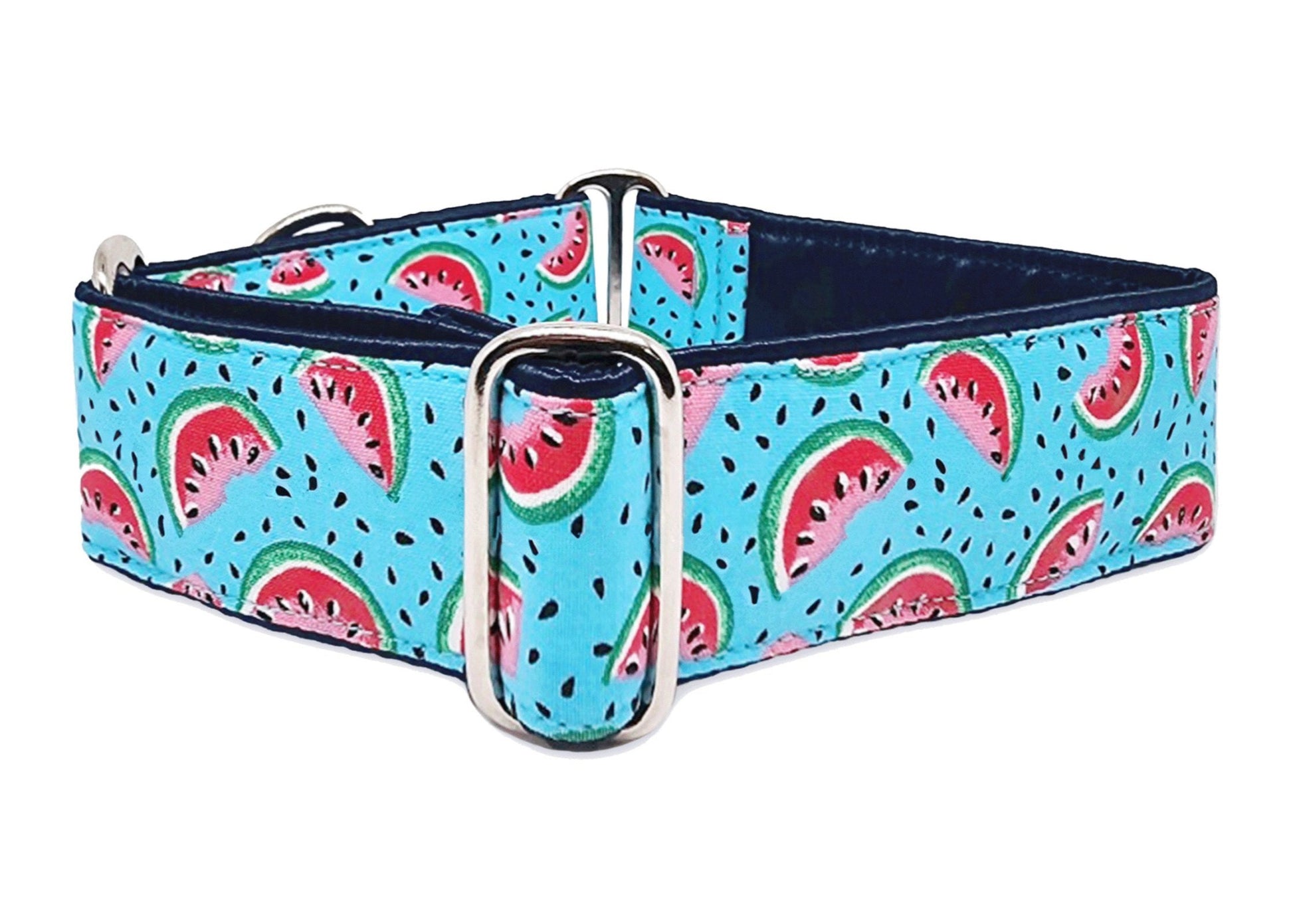 2 Inch Wide Watermelon Slices Dog Collar by The Hound Haberdashery