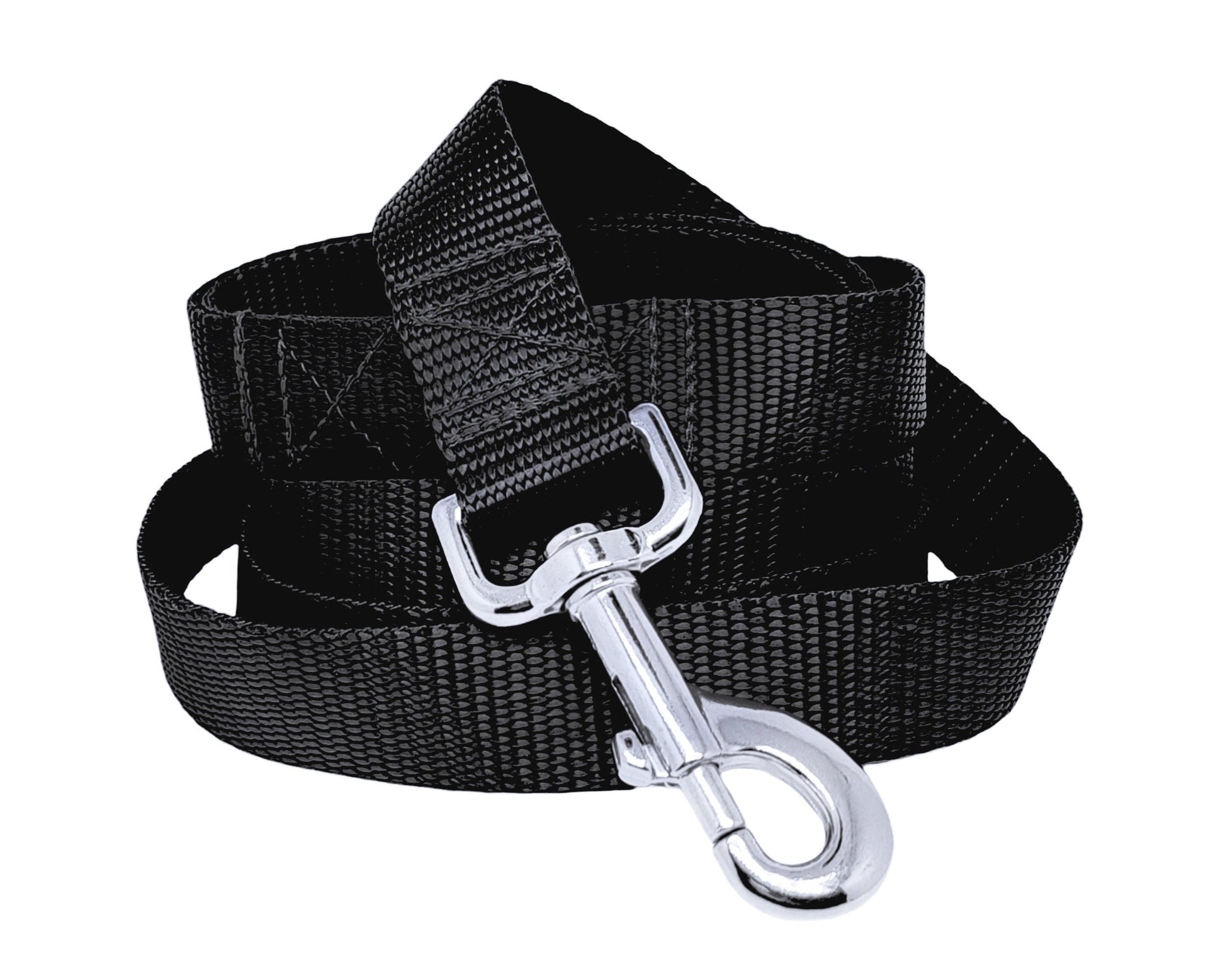 Black Nylon Dog Leash by The Hound Haberdashery
