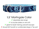 Load image into Gallery viewer, The Hound Haberdashery Collar Seahorses - Martingale or Buckle Dog Collar - 1.5&quot; Width

