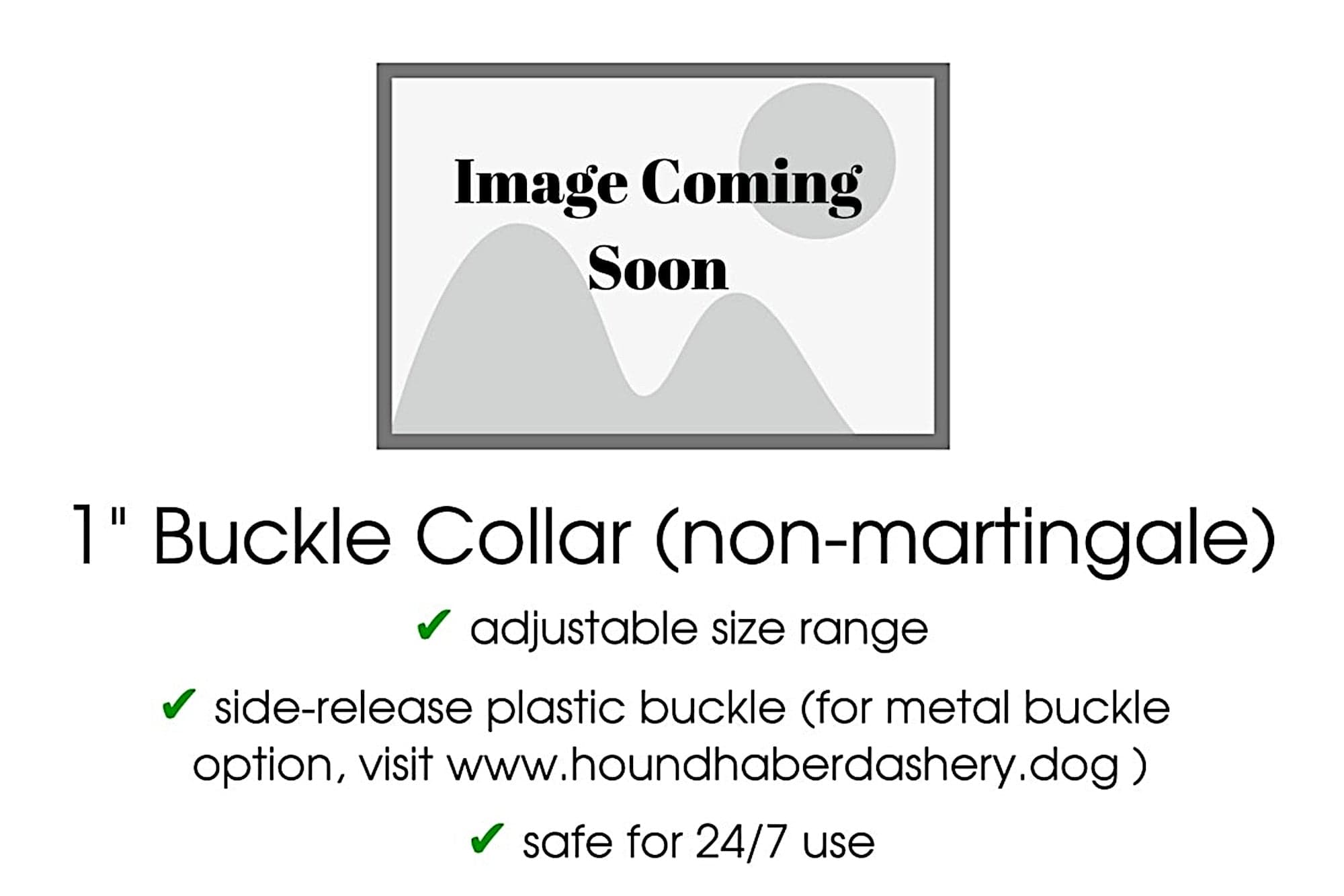 The Hound Haberdashery Collar Stewart Plaid - Martingale Dog Collar or Buckle Dog Collar - 1" Width