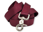 Load image into Gallery viewer, The Hound Haberdashery Leash Burgundy Nylon Dog Leash
