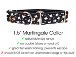 Load image into Gallery viewer, The Hound Haberdashery Collar Ghosts &amp; Jack-O-Lanterns - Martingale Dog Collar or Buckle Dog Collar - 1.5&quot; &amp; 2&quot; Widths
