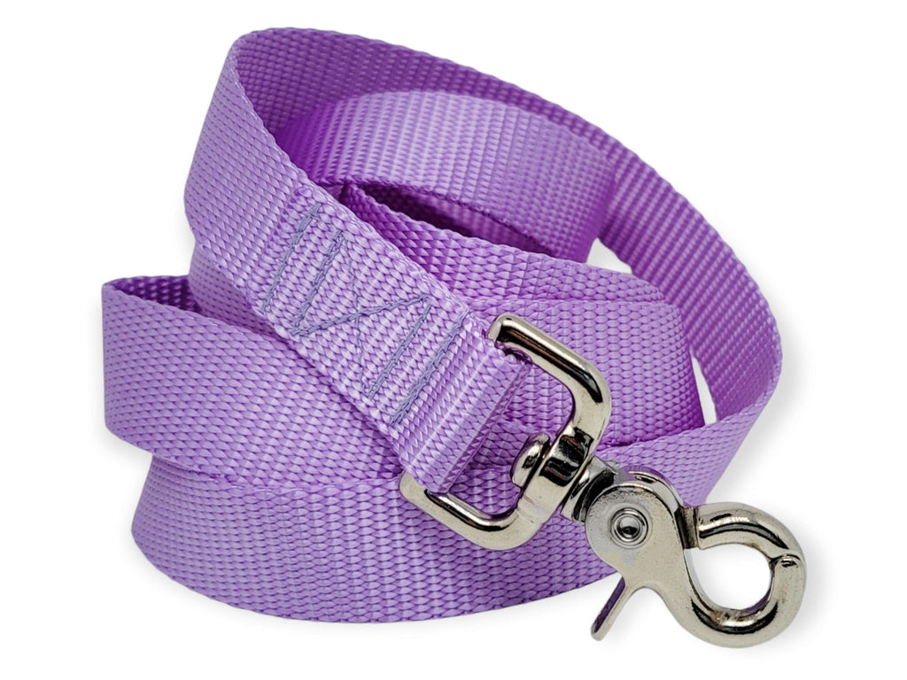 The Hound Haberdashery Light Purple Nylon Dog Leash