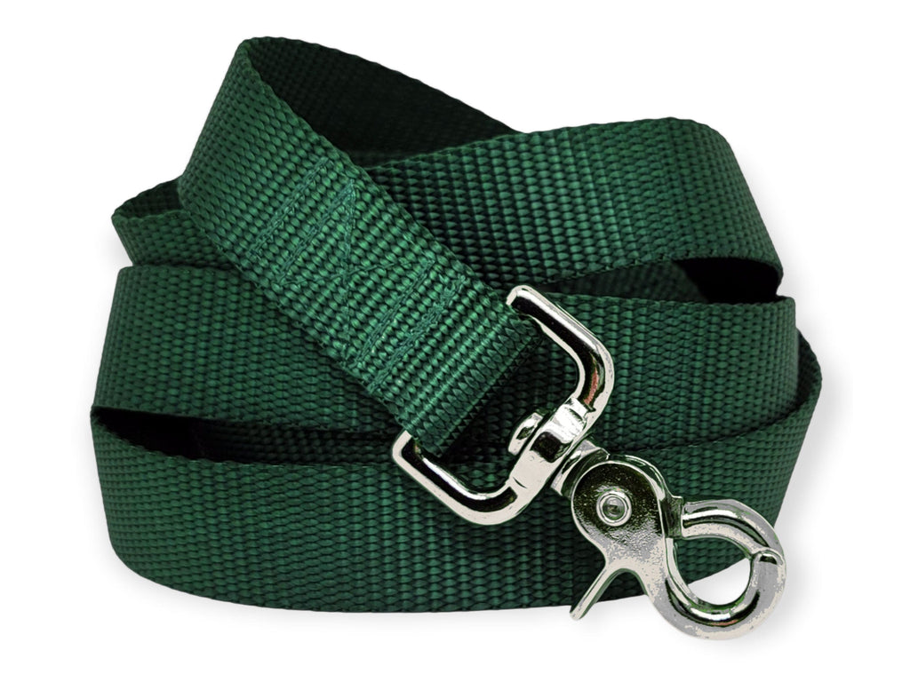 The Hound Haberdashery Leash Green Nylon Dog Leash