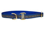 Load image into Gallery viewer, The Hound Haberdashery Collar Tag Collar - Gemstones in Blue
