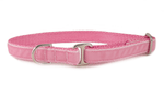 Load image into Gallery viewer, Tag Collar - Pink Velvet - The Hound Haberdashery
