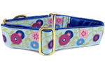 Load image into Gallery viewer, Savannah Floral Jacquard - Martingale Dog Collar or Buckle Dog Collar - 1.5&quot; Width - The Hound Haberdashery
