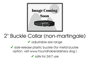 The Hound Haberdashery Collar Patriotic Paws - Martingale Dog Collar or Buckle Dog Collar - 1.5" & 2" Widths
